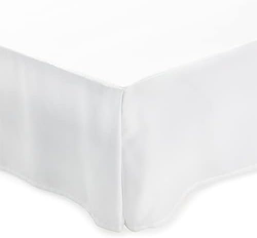 Linenspa 14 Inch Wrinkle Resistant Bed Skirt Twin White
