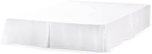 Linenspa 14 Inch Wrinkle Resistant Bed Skirt Twin White