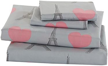 Fancy Linen Paris Eiffel Tower Comforter Set for Girls