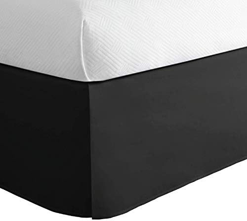 TODAYS HOME Home Classic Tailored Bed Skirt Twin Black
