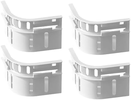 Bed Sheet Holder Strips - Secure Fit for All Mattress Sizes 4-Pack White
