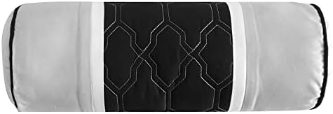 Grand Avenue Black and Grey California King Comforter Set 7 Piece