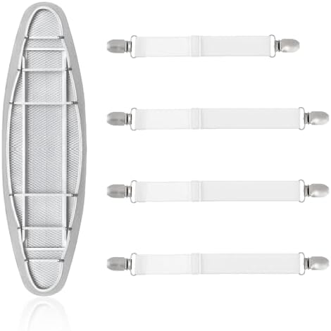 Giantree 4Pcs Ironing Board Fasteners with Adjustable Clips