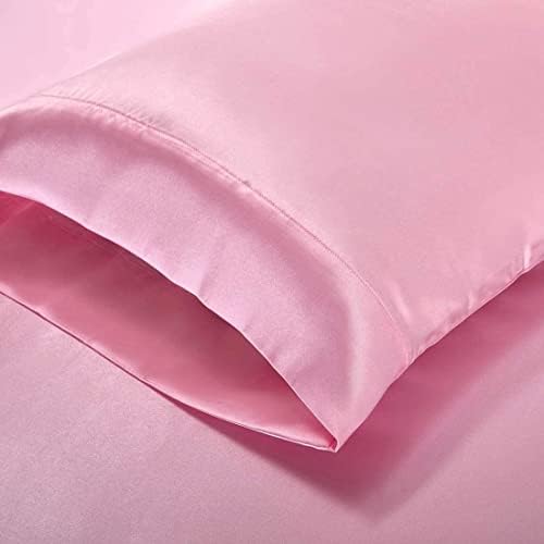 Homiest 4pcs RV Short Queen Satin Sheets Set 1