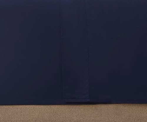 Linen Closet Luxury Cotton 3-Piece Sheet Set Twin Navy 1