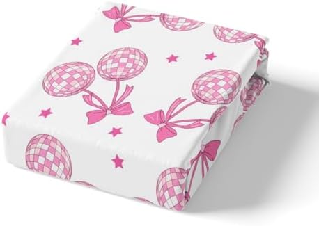 Feelyou Pink Disco Mirror Ball Sheet Set King Size