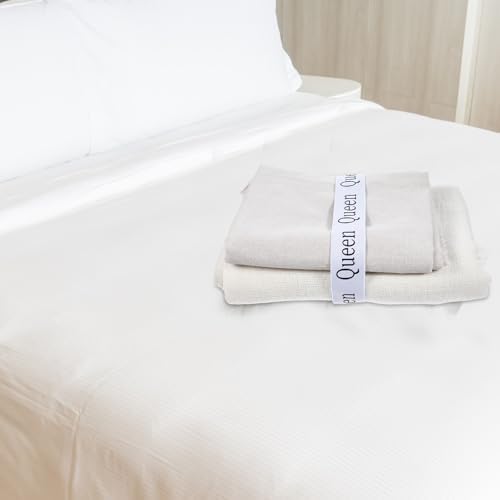 6 Pcs Bed Sheet Organizer Bands with Labels