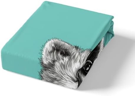 Feelyou Kids Black Raccoon Sheet Set King Size 1