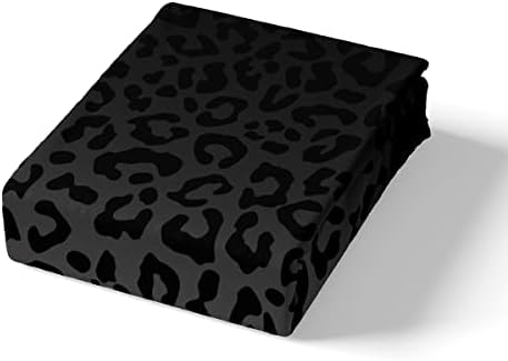 Feelyou Leopard Print Sheet Set King Size 4Pcs