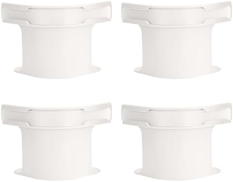 REBLEU Bed Sheet Holders 4Pack - Heavy Duty White Sheet Clips