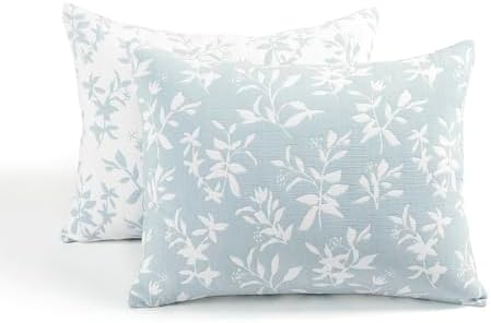 Lush Decor Floral Jacquard Reversible Quilt Set
