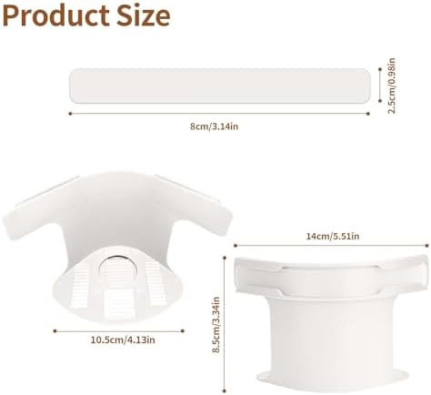 REBLEU Bed Sheet Holders 4Pack - Heavy Duty White Sheet Clips