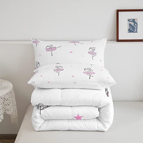 Erosebridal Kawaii Ballet Comforter Set 3pcs