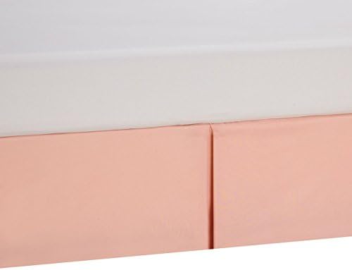 Cal King Wrinkle Resistant Drop Pleated Microfiber Bed Skirt Pink