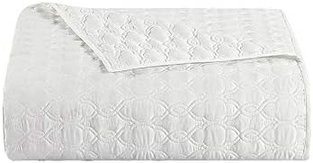 BOURINA 3-Piece Quilt Set White King Size
