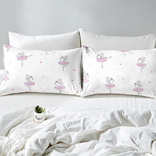 Erosebridal Kawaii Ballet Comforter Set 3pcs