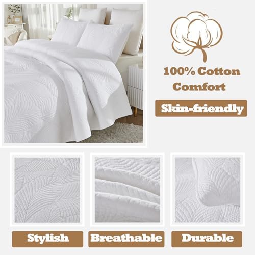 Brandream Cotton Luxury Queen Quilt Set 3-Piece