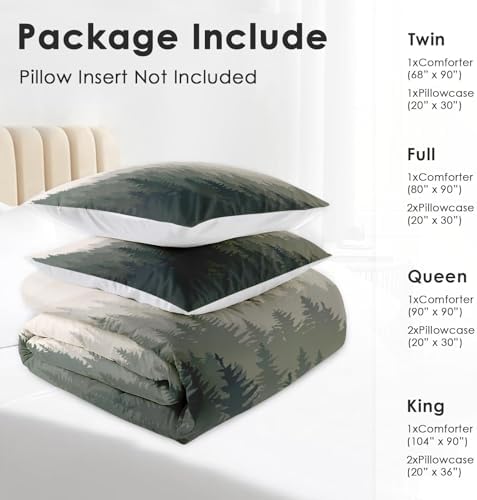 Pamnest Comforter Set King Size with 2 Pillowcases 1