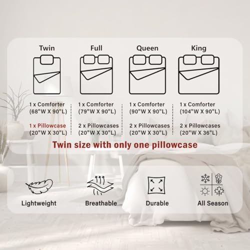 Manfei Tree Artwork Kids Comforter Set King Size