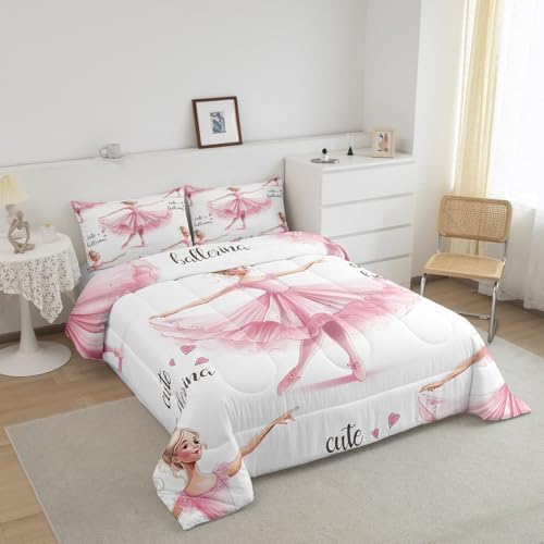 Erosebridal Cute Kawaii Princess Comforter Set 3 Piece