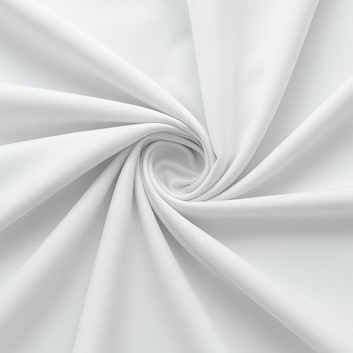 Cottingon White King Size Luxury Pleated Bed Skirt 15 Inch Drop