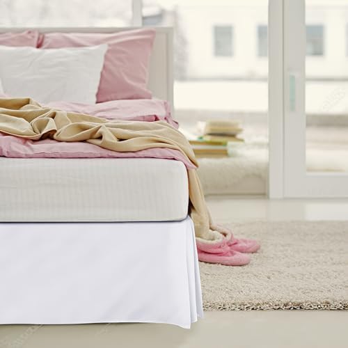 LDC LUX Dcor King Bed Skirt 16 Inch Drop