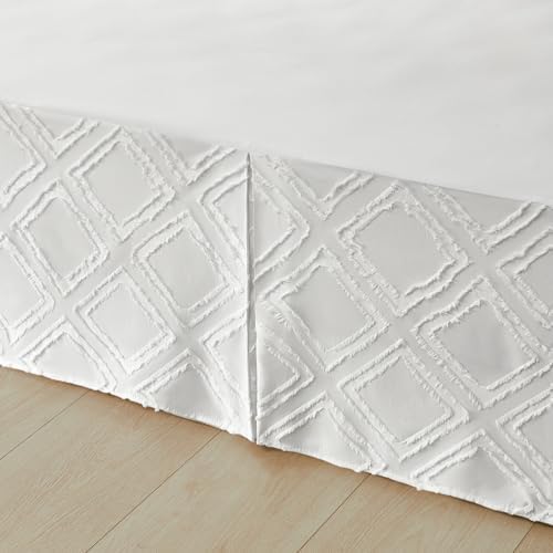 Xuan Dian Brushed Microfiber Tufted Bed Skirt Twin Size