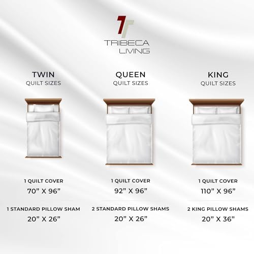Tribeca Living Velvet Quilt Set Queen Black