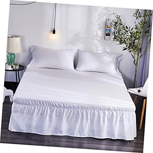 BESTOYARD Elastic Dust Ruffle for Full Bed Coverage