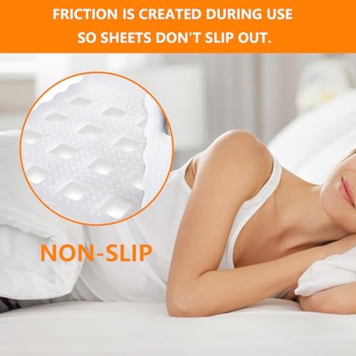 AOBOD Bed Sheet Holders with Lock Fits All Sizes