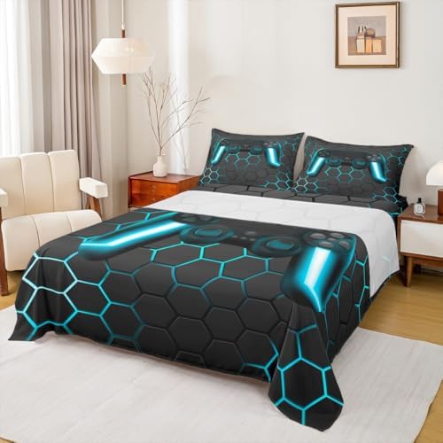 Erosebridal Gaming Bedding Set for Boys Teens King Size