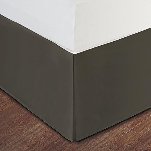 Gray Bed Skirt with 14 Drop for Twin XL Size