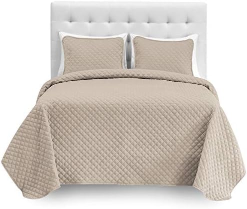 Bare Home Twin XL Coverlet Set Microfiber Sheet Set
