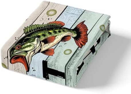 Feelyou Big Pike Fish Fitted Sheet Set for Kids