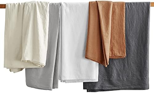 Levtex Home Linen Sheet Set Twin XL Light Grey