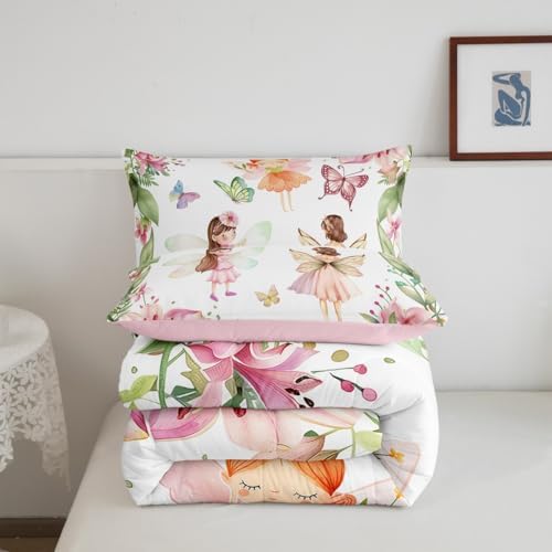 Erosebridal Fairy Garden Queen Comforter Set