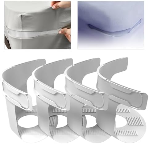 Ytopaa 4-Pack Sheet Locks with Holder Straps