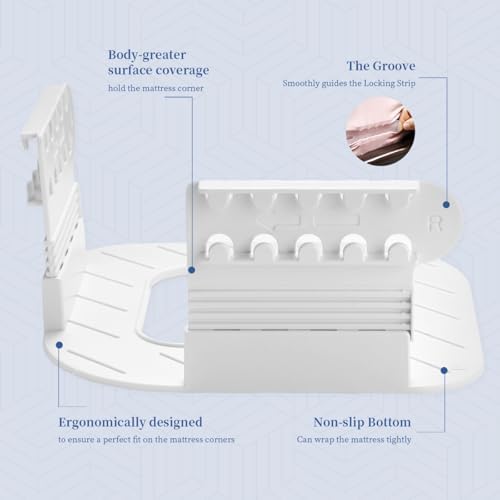 KTBLVFN Bed Sheet Clips for Firm Fit and Easy Setup