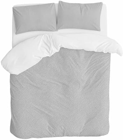 ZOE GARDEN Grey Duvet Cover Set 3 Piece