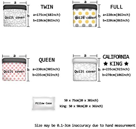 ZOE GARDEN Valentines Day Cal King Duvet Cover Set 1
