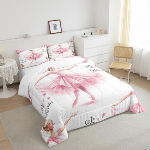 Erosebridal Cute Kawaii Princess Comforter Set 3 Piece