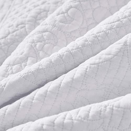 Brandream King Size Quilt Set 3-Piece Cotton Farmhouse