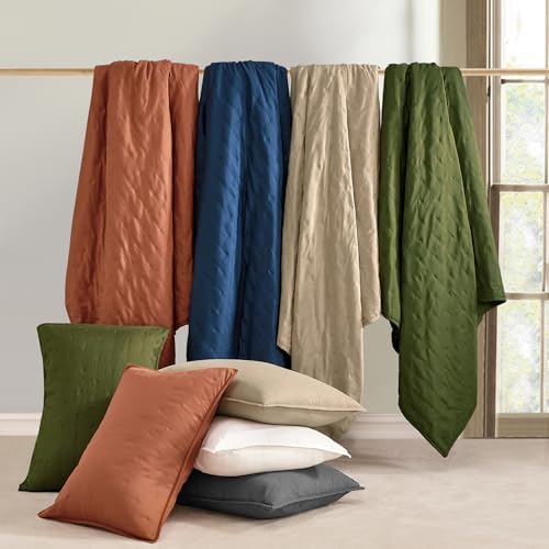 BOURINA Ultrasonic 3-Piece KingCK Quilt Set - Navy