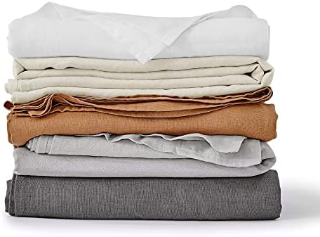 Levtex Home Linen Sheet Set Twin XL Light Grey