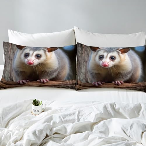 Jejeloiu Opossum Sheet Set King Size for Kids
