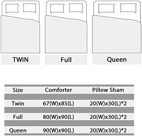 AILONEN Dinosaur Print Comforter Set Queen Size