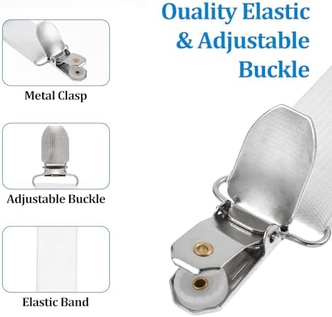 Giantree 4Pcs Ironing Board Fasteners with Adjustable Clips