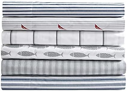 Nautica Twin Sheets Cotton Percale Bedding Set