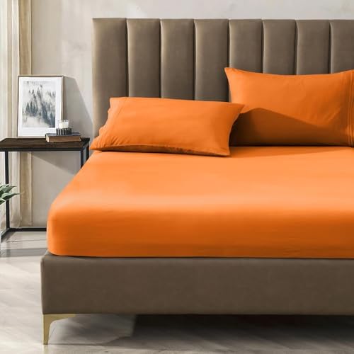 Premium 1800 Hotel Quality Wrinkle-Resistant 4-Piece Microfiber Sheet Set