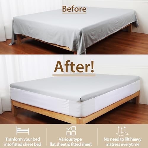 ALLFULL Fitted Sheet Straps for Full Mattress